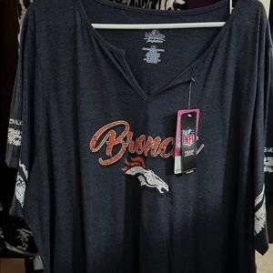 Majestic Broncos Short Sleeve Tee
